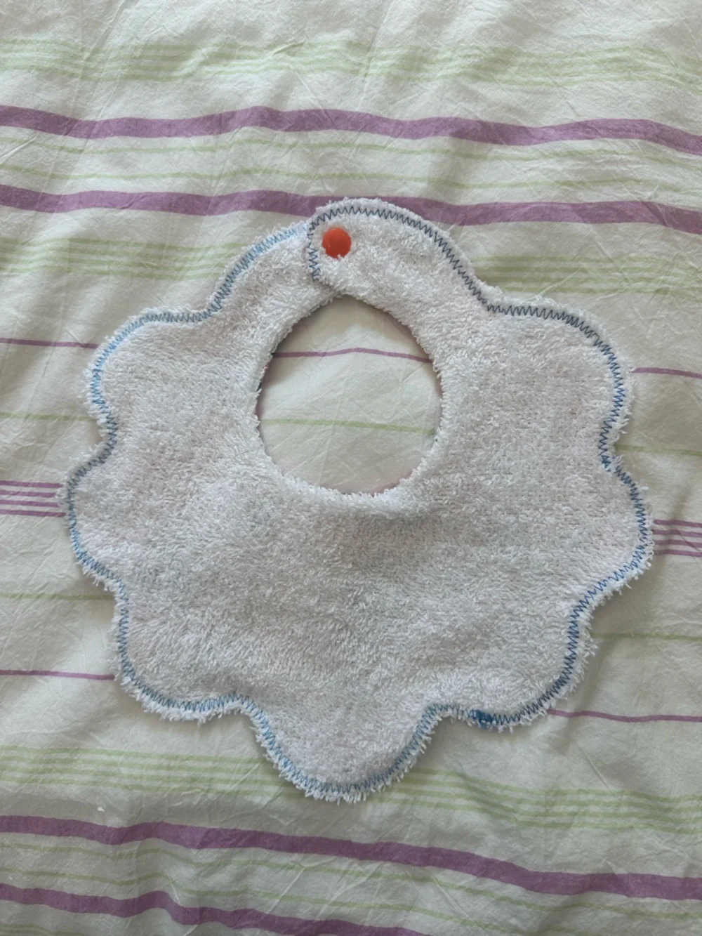 Pink Floral Fruit & Veggie Baby Bib